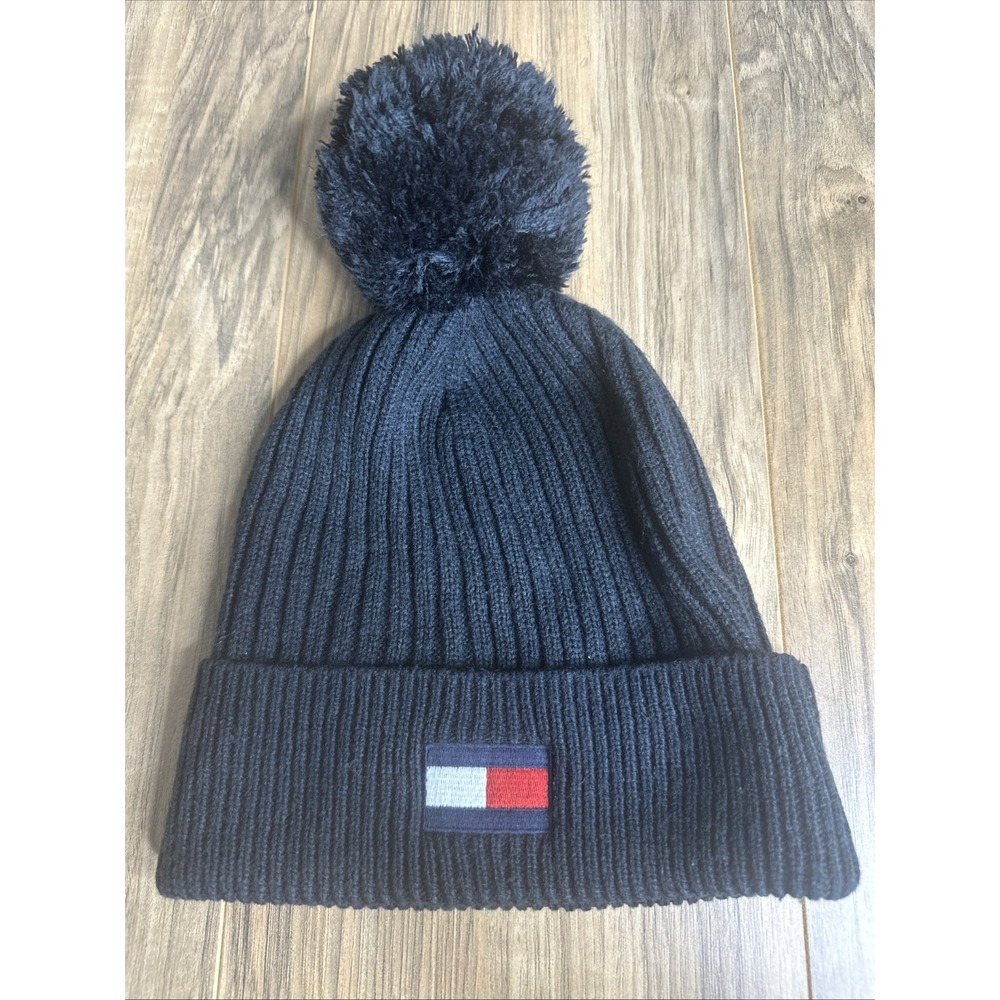 Tommy Hilfiger Beanie Hat Knitted Black